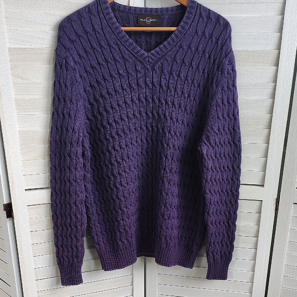 Cotton Vintage Cable Knit Sweater